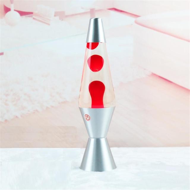 Metal Base Wax Lava Lamp 3D Rocket Multi Color Night